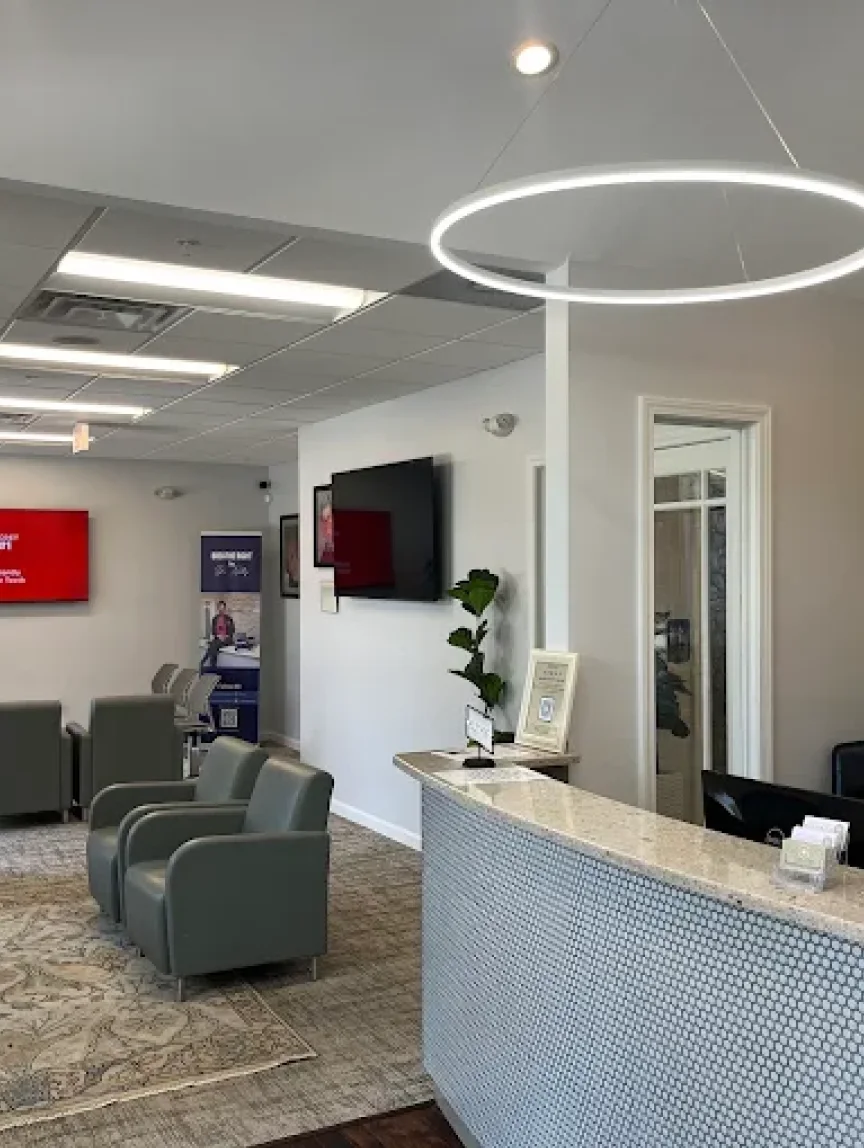 Reception area
